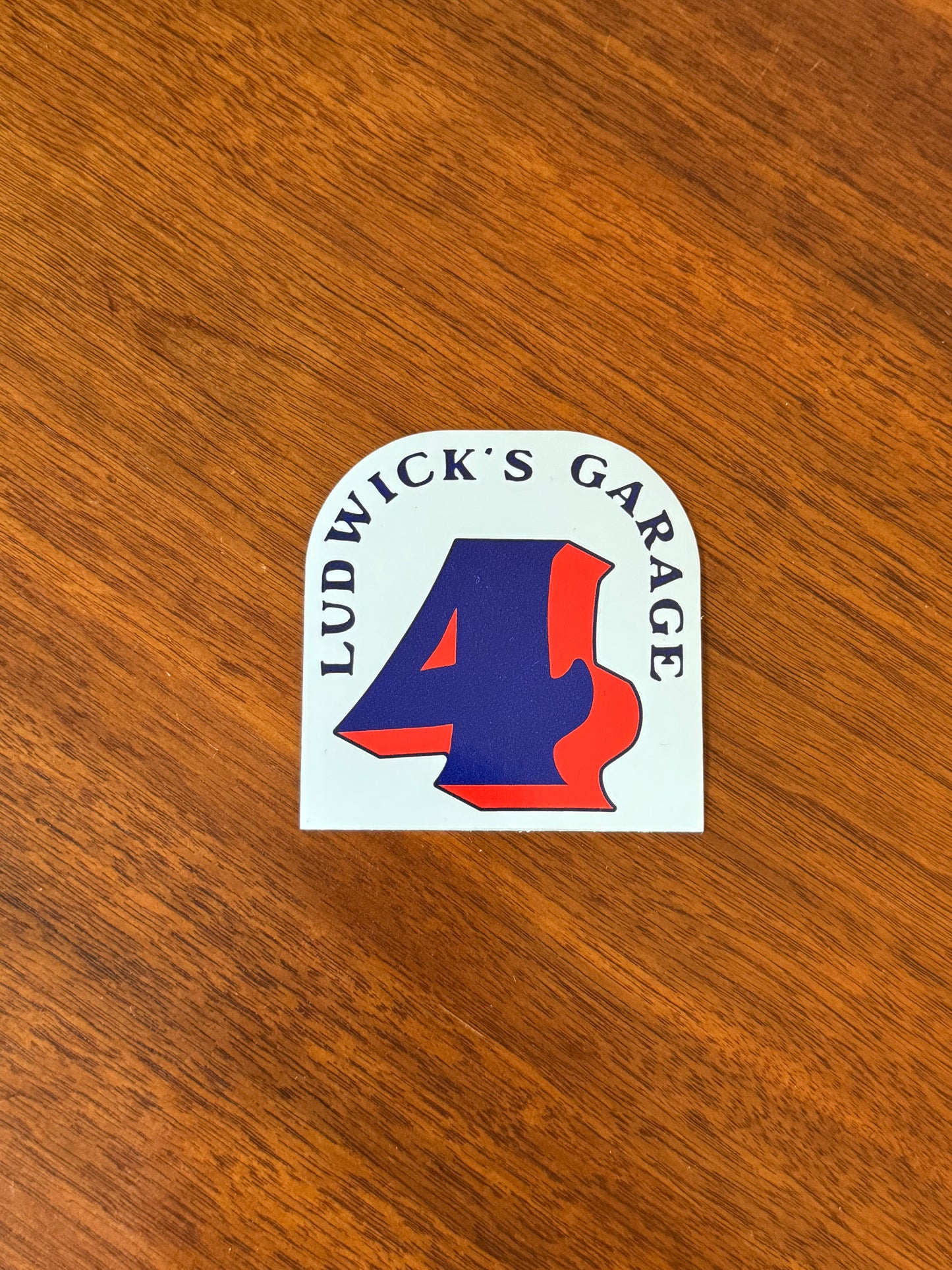 "4" Sticker
