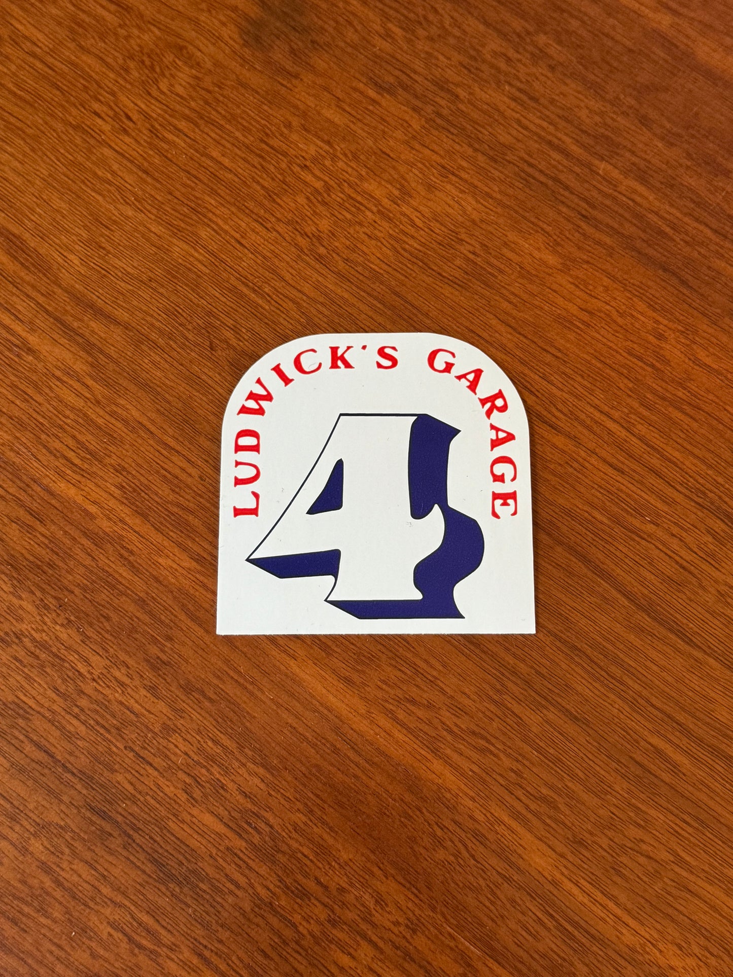 "4" Sticker